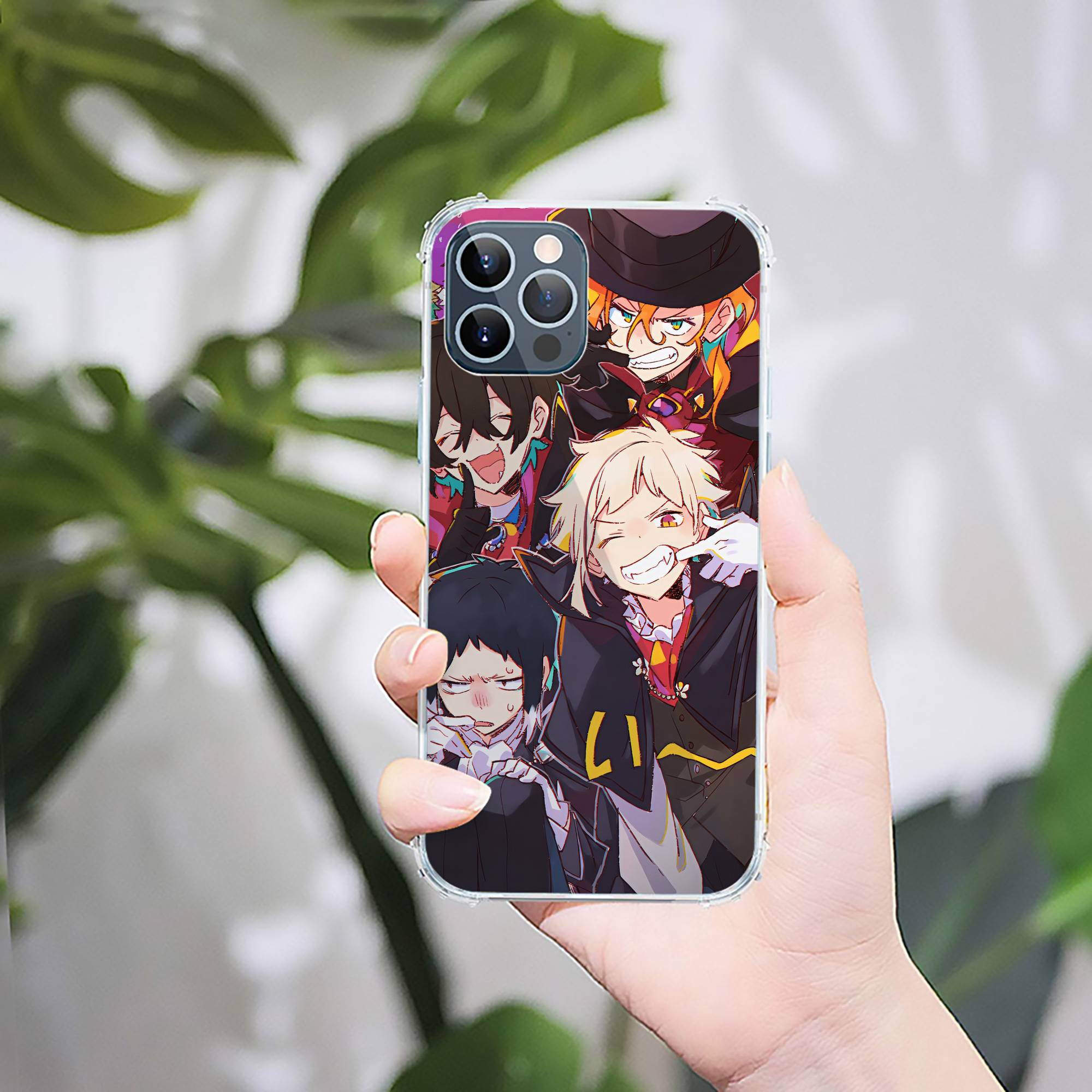 （画像用） 文豪ストレイドッグス Bungo Stray Dogs 【iPhone 12シリーズ対応】透明スマホケース（クリアソフトケース）